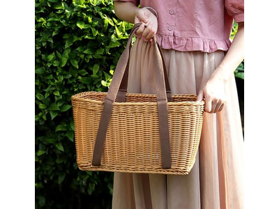 Cesta de Picnic con Manta Favores de Picnic Pequeños Kit de Mochila de Astillas de Madera Hecha a Mano