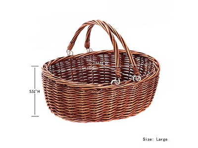 Bolso de Picnic Plegable Canasta para Cestas de Malla Cesta Romántica Preparada para 2
