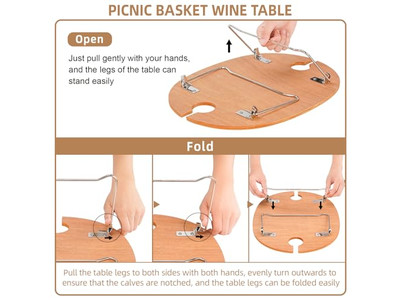 Cesta de Picnic Tejida Francesa Almuerzo Mimbre de Resina Plástico Cestas Mini para Niños