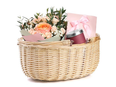 Cesta de Almacenamiento de Frutas para Picnic 4 Personas Mimbre Enfriador Juguete Pequeño para Niños