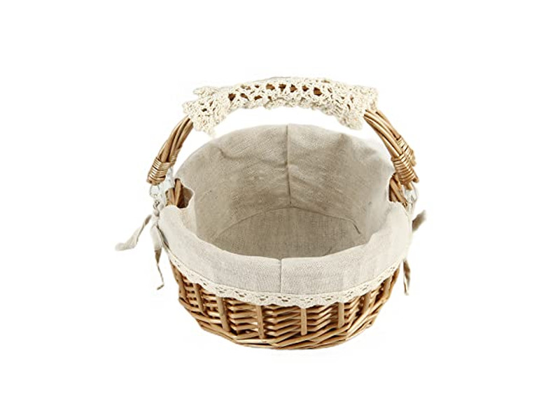 Cesta de Picnic con Mesa Portátil Estante de Almacenamiento de Cuero para Pan Sin MOQ La Mejor